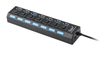 KOM0941 HUB USB 3.0 7 portowy QUER PRO