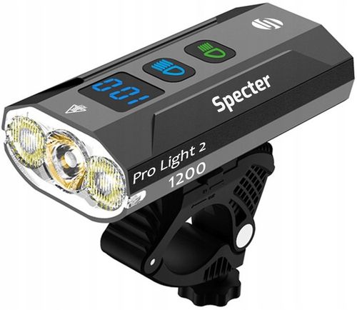 Oświetlenie rowerowe Specter ProLight2 1200lm 3 LED lampa lampka rowerowa na Arena.pl