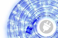 LED świetlny kabel - 480 diod, 20 m, niebieski