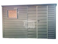 Schowek - Domek Ogrodowy 4,5x4m Brama Dwuskrzydłowa - OCYNK - 2x Okno GP384