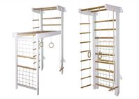 Drabinka gimnastyczna drewniana Winner biały