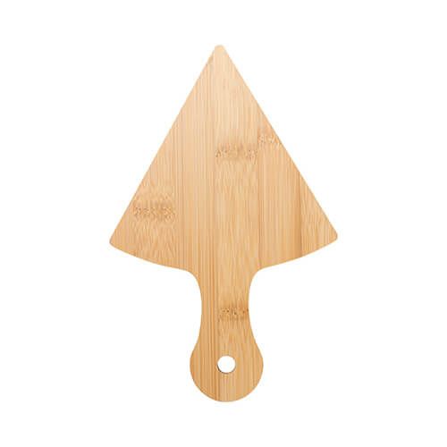 Bambusowa deska do pizzy do sublimacji - trójkąt zdjęcie 1