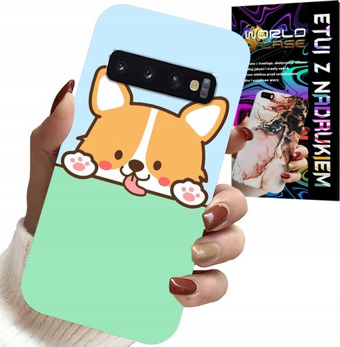 ETUI DO SAMSUNG GALAXY S10 PLUS - SŁODKI PIESEK WZORY Z BAJEK POKROWIEC na Arena.pl