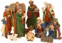 Figurki do szopki bożonarodzeniowej betlejemskiej 11szt 9,8cm