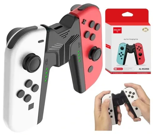 UCHWYT JOY-CON GRIP ŁADOWARKA DO NINTENDO SWITCH OLED PAD zdjęcie 1
