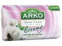 Mydło w Kostce ARKO Cotton & Cream 150g Kremowe