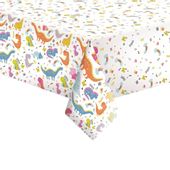 Obrus papierowy Kolorowe Dinozaury Dino urodziny 120x180cm