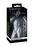 Zestaw Pięciu Metalowych Pierścieni Na Penisa - Bad Kitty Professional