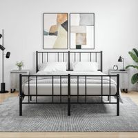 Szafki nocne, 2 szt., szary dąb sonoma, 40x30x50 cm