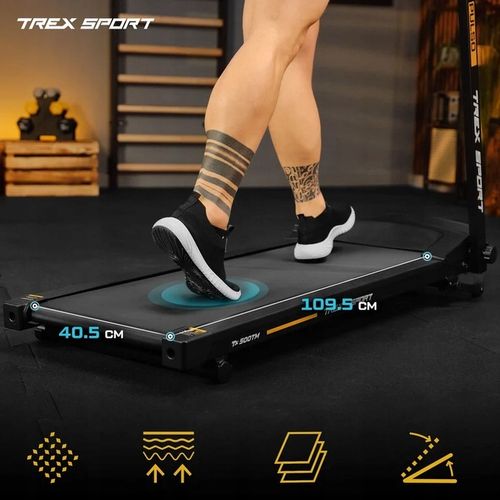 Bieżnia elektryczna składana domowa treningowa kąt nachylenia Trex Sport na Arena.pl