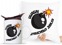 Zestaw Poduszka + Kubek Dla Jubilera Prezent Z Nadrukiem Ze Zdjęciem