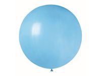 Balon lateksowy, pastelowy, niebieski, 18 cali (45 cm), 2 szt. [balon na he