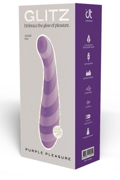 Glitz Purple Pleasure G-Spot Vibrator zdjęcie 1