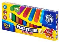 plastelina 12+1 astra 7504
