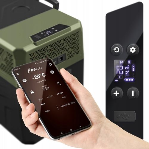 Lodówka kompresorowa Yolco BX40 GREEN Bluetooth na Arena.pl