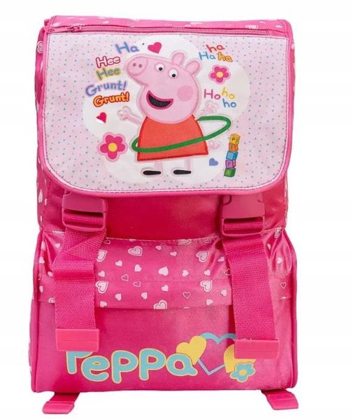 Plecak szkolny dla dziewczynki Świnka Peppa różowy zdjęcie 1