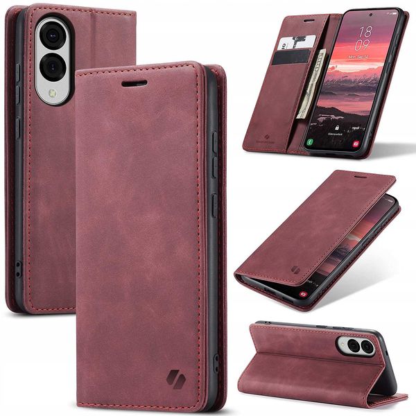 Spacecase Wallet Galaxy S25 Edge Red zdjęcie 6