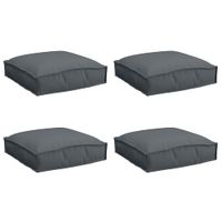 Poduszka na siedzisko z palet 4 pcs Antracyt 40 x 40 x 8 cm