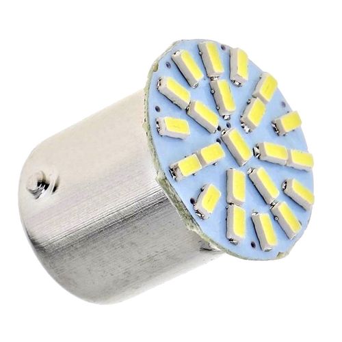 Żarówka samochodowa 22 LED P21W 3014 SMD BA15S R5W R10W 1156 jednowłóknowa na Arena.pl