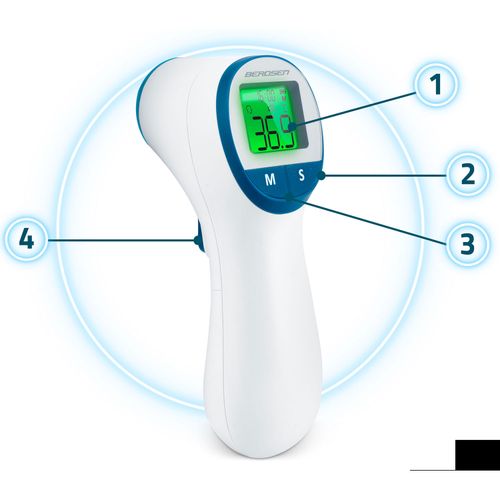 Termometr bezdotykowy na podczerwień BD-100 Berdsen na Arena.pl