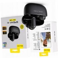 TWS słuchawki BW-08 translator AI czarne real-time do Realme 14 5G