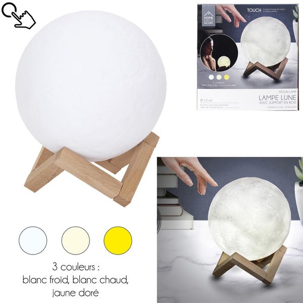 Lampka stołowa Moon zdjęcie 5