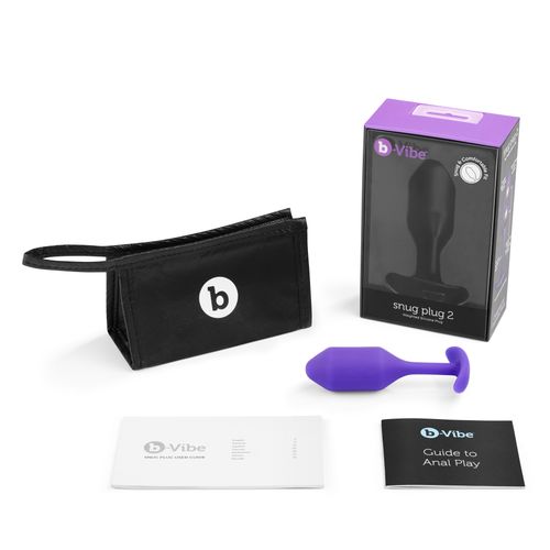 PLug analny - B-Vibe Snug Plug 2 Purple na Arena.pl