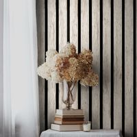 Tapeta LAMELE DREWNO Imitacja DESKI 3D Do Salonu