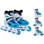 ŁYŻWOROLKI - WROTKI - ŁYŻWY 4W1 ENERO 34-37 NIEBIESKIE