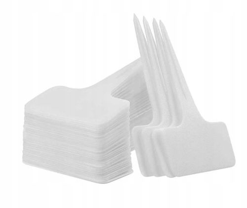 60x ETYKIETY TABLICZKI DO ROŚLIN SADZONEK + MARKER na Arena.pl