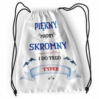 Plecak Dla Typera Sportowy Szkolny Worek Torba Z Nadrukiem Ze Zdjęciem