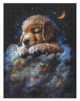 Zestaw Puzzli 300El. Piesek W Chmurach