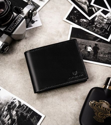 Portfel skórzany męski PETERSON pojemny RFID + brelok pudełko prezent na Arena.pl