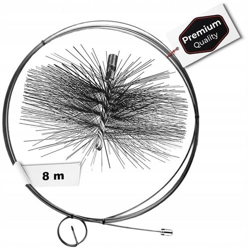 ZESTAW DO CZYSZCZENIA KOMINA OD DOŁU DRUT 8 m na Arena.pl