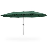 Parasol ogrodowy TILIA 245x270x460 duży regulowany ciemnozielony