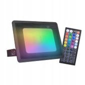 NAŚWIETLACZ LAMPA LED 50W RGB KOLOROWE PODŚWIETLENIE ELEWACJI DRZEW ROŚLIN