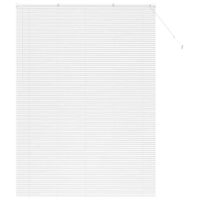 Żaluzja okienna z zasłonami ręczne Biały Aluminium