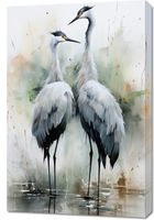 Obraz 60x90cm Tańczące Czaple