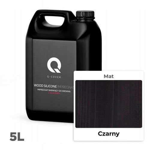 IMPREGNAT DO DREWNA BARWIĄCY FARBA Z SILIKONEM 2w1 ALTANA KOLOR CZARNY 5L na Arena.pl