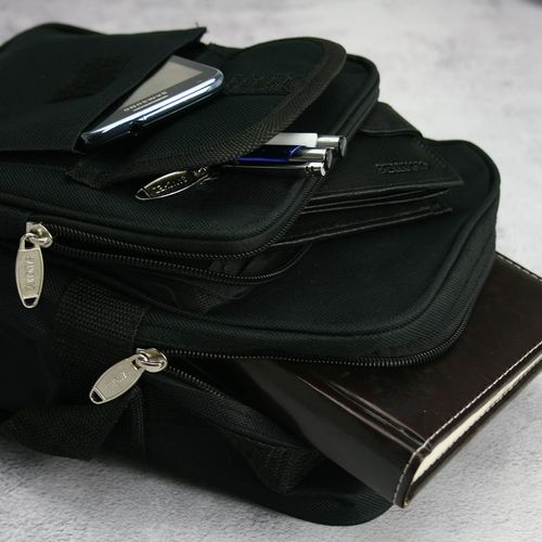 torba męska z nylonu sanchez - czarna na Arena.pl