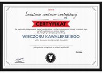 Certyfikat Przyszły Pan Młody Wieczór Kawalerski + Antyrama