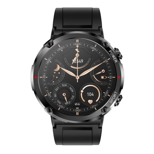 smartwatch gravity gt21-1+ czarny pasek silikonowy na Arena.pl