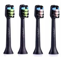 KOŃCÓWKI DO SZCZOTECZKI SONICZNEJ ORYGINALNE VITAMMY SYMPHONY CZARNE 4SZT