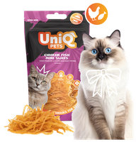 Smaczki dla kota przysmaki mini fileciki z kurczakiem i rybą 50g UNIQ PETS