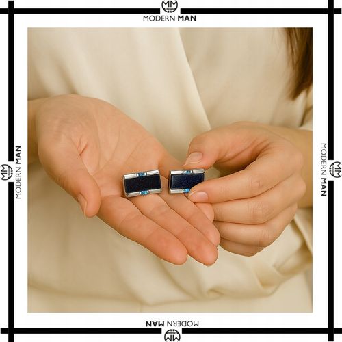 Spinki do Mankietów Eleganckie Spinki do Koszuli+ Pudełko Prezent dla Niego na Arena.pl