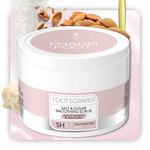 Peeling do stóp Solno cukrowy wygładzający Pharm Foot SCRAPER 200g na Arena.pl
