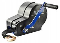 Wyciągarka ręczna HUSAR 2500 LBS 1133 kg pas 10 m 2 biegi obudowa