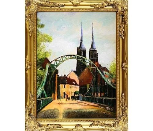 Obraz 37x47cm WALK ręcznie malowany płótno na Arena.pl