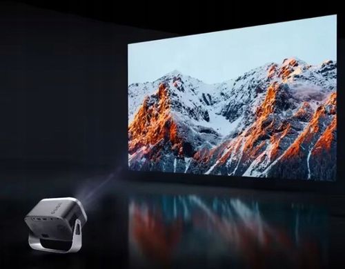 PROJEKTOR PRZENOŚNY RZUTNIK WIFI FULL HD 6000 LM ANDROID TV OBROTOWY na Arena.pl