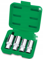 ZESTAW KLUCZE DO WYKRĘCANIA SZPILEK 6-12mm 1/2" DO URWANYCH ŚRUB 4el TOPTUL